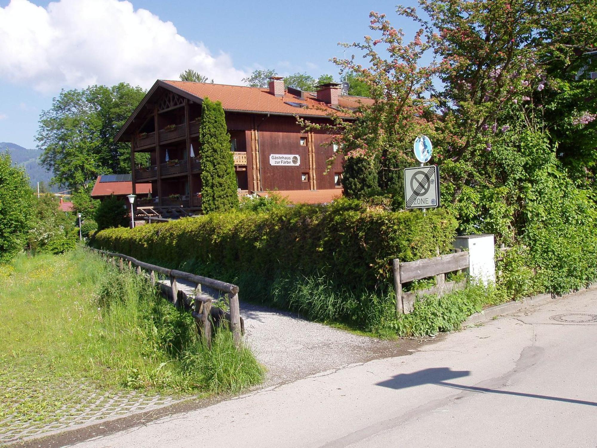 Gaestehaus Zur Faerbe Apartments Oberstdorf Exteriör bild